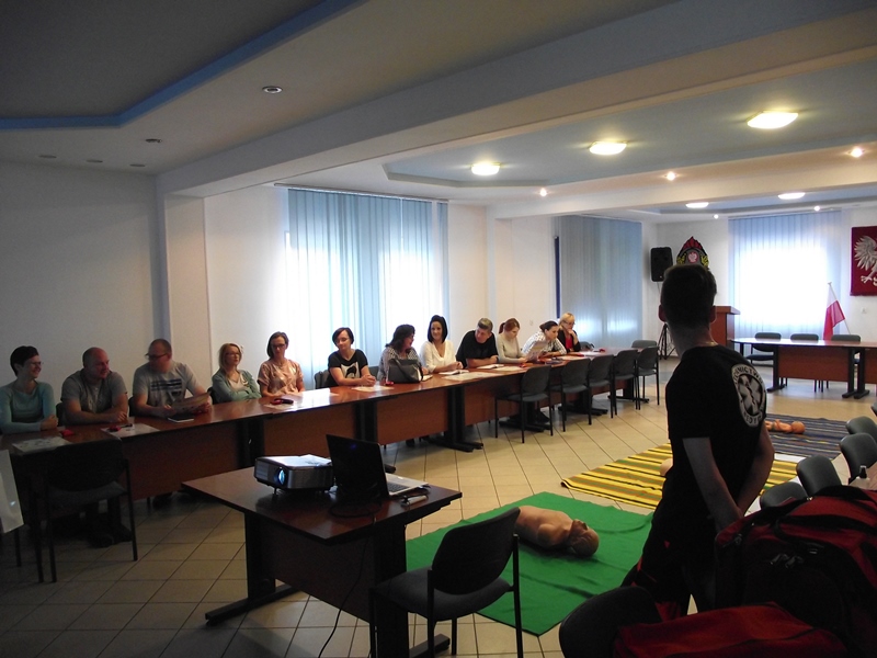 mt_gallery: "Strażak uczy ratować" w Komendzie Powiatowej PSP w Radzyniu Podlaskim.